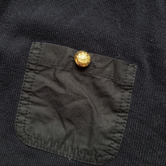 Ralph Lauren blue 3/4 sleeve sweater size medium - Picture 4 of 5